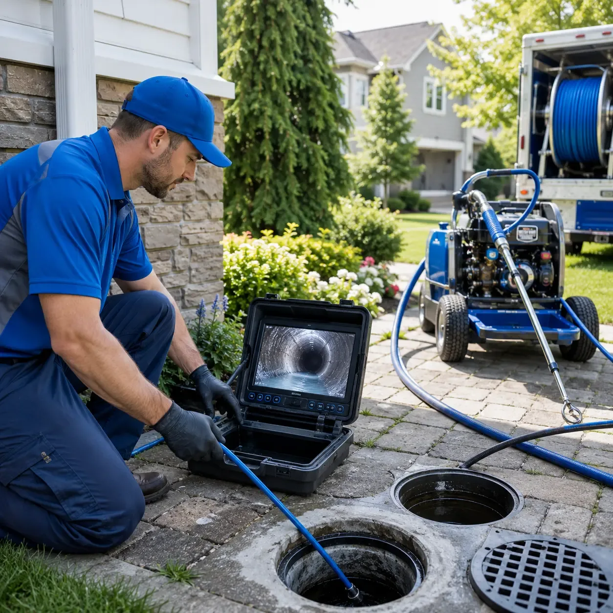 Outdoor drain cleaning professionals serving Breinigsville, PA